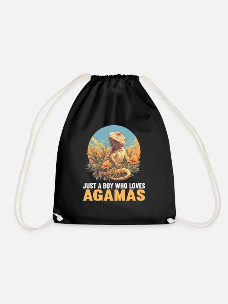 Agamen Agame - Turnbeutel - Schwarz