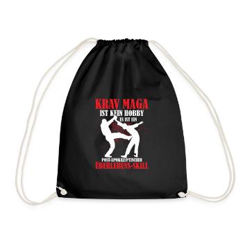 Krav Maga Autodéfense israélienne - Sac de sport léger - noir - Devant
