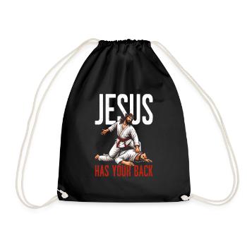 Kawaii Chibi Anime Girl Anime Merch Japanese - Drawstring Bag - black - Front