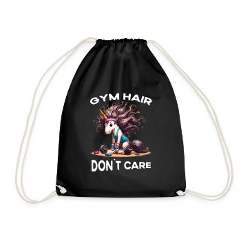 Les cheveux de gym ne s’en soucient pas Entraînement-Musculation - Sac de sport léger - noir - Devant
