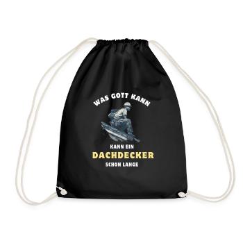 Couvreur rétro vintage drôle dicton - Sac de sport léger - noir - Devant