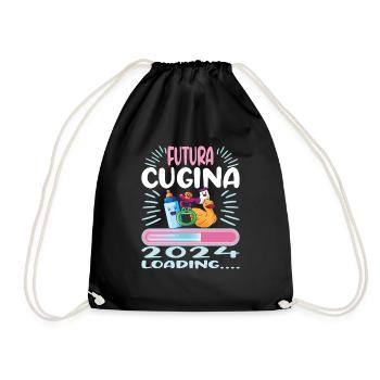 sizeBecome a cousin 2024 - Drawstring Bag - black - Front