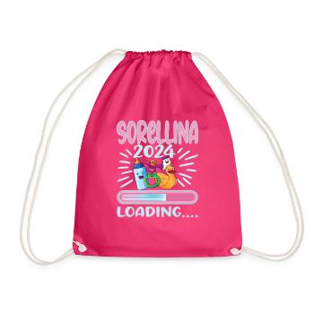 Futura Sorellina 2024 Loading - Drawstring Bag - fuchsia - Front