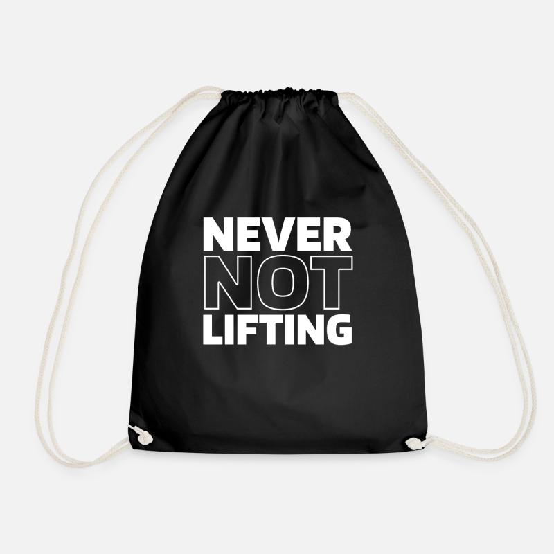 Weightlifting Weightlifting - Drawstring Bag - black