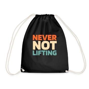 Weightlifting Weightlifting - Drawstring Bag - black - Front