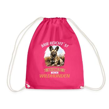 Wildhunde Wildhund - Turnbeutel - Fuchsia - Vorne