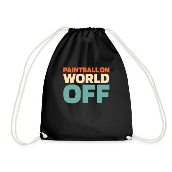 Paintball Paintball sur World Off - Sac de sport léger - noir - Devant