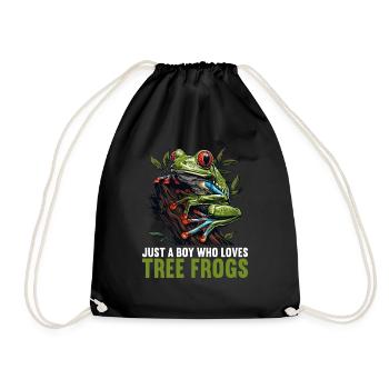 Rainette Baumfrösche Baumfrosch - Sac de sport léger - noir - Devant