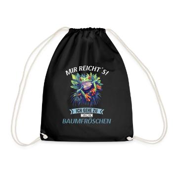 Rainette Baumfrösche Baumfrosch - Sac de sport léger - noir - Devant
