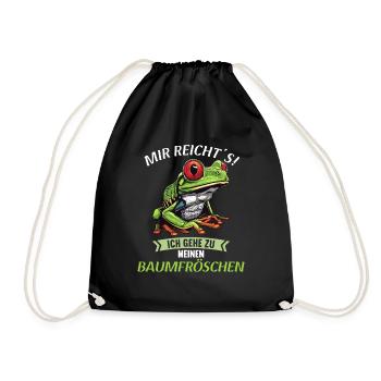 Rainette Baumfrösche Baumfrosch - Sac de sport léger - noir - Devant