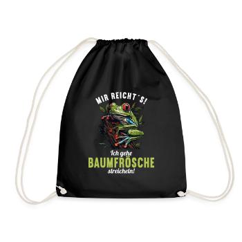 Rainette Baumfrösche Baumfrosch - Sac de sport léger - noir - Devant