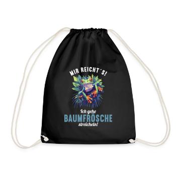 Rainette Baumfrösche Baumfrosch - Sac de sport léger - noir - Devant
