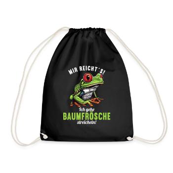Rainette Baumfrösche Baumfrosch - Sac de sport léger - noir - Devant