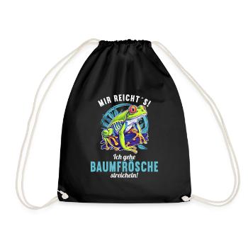 Rainette Baumfrösche Baumfrosch - Sac de sport léger - noir - Devant