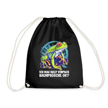 Rainette Baumfrösche Baumfrosch - Sac de sport léger - noir - Devant