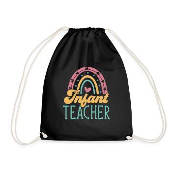 Enseignante de maternelle Éducatrice de centre de garde - Sac de sport léger - noir - Devant
