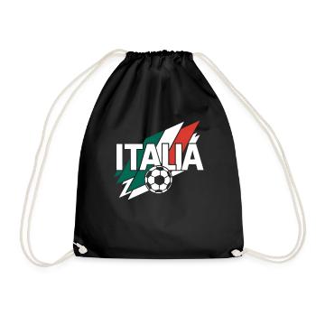 Italy Shirt 2024 Italy Italia Rome Turin Milan - Drawstring Bag - black - Front