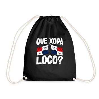 Drapeau panaméen Drapeau panaméen - Sac de sport léger - noir - Devant
