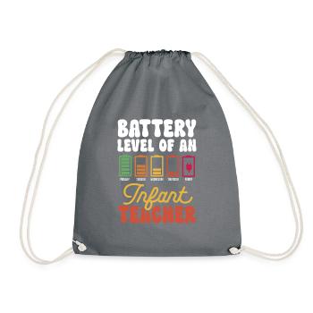 Enseignante de maternelle Éducatrice de centre de garde - Sac de sport léger - gris - Devant