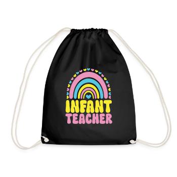 Enseignante de maternelle Éducatrice de centre de garde - Sac de sport léger - noir - Devant