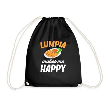 Lumpia me rend heureux Pinoy Shanghai Adobo - Sac de sport léger - noir - Devant