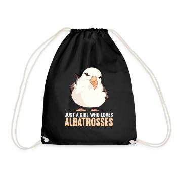 Albatross Albatrosse Albatros - Turnbeutel - Schwarz - Vorne