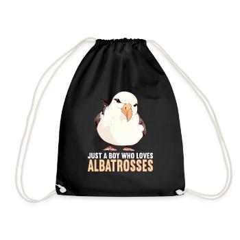 Albatross Albatrosse Albatros - Turnbeutel - Schwarz - Vorne