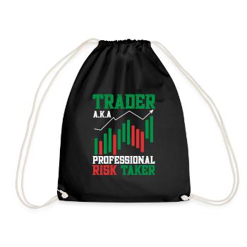 Trading Crypto Stock Market Investor Day Trader - Sac de sport léger - noir - Devant