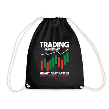 Trading Crypto Stock Market Investor Day Trader - Sac de sport léger - noir - Devant