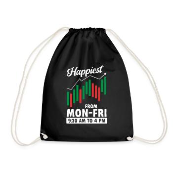 Trading Crypto Stock Market Investor Day Trader - Sac de sport léger - noir - Devant