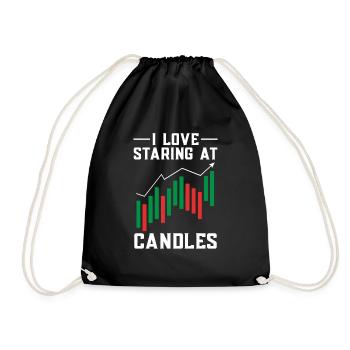 Trading Crypto Stock Market Investor Day Trader - Sac de sport léger - noir - Devant