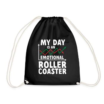 Trading Crypto Stock Market Investor Day Trader - Sac de sport léger - noir - Devant