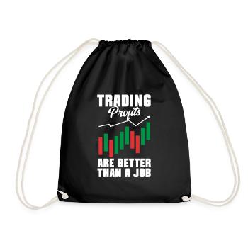 Trading Crypto Stock Market Investor Day Trader - Sac de sport léger - noir - Devant