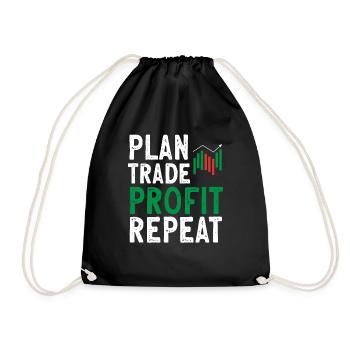 Trading Crypto Stock Market Investor Day Trader - Sac de sport léger - noir - Devant