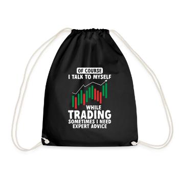 Trading Crypto Stock Market Investor Day Trader - Sac de sport léger - noir - Devant