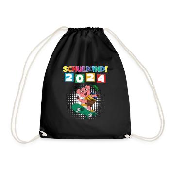 Inscription scolaire 2024 de l’école de la rentrée scolaire - Sac de sport léger - noir - Devant