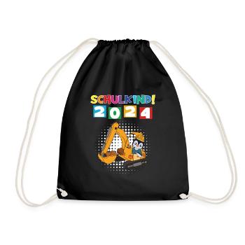 Inscription scolaire 2024 de l’école de la rentrée scolaire - Sac de sport léger - noir - Devant
