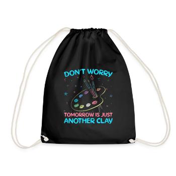 Artist Painter Graphic Just Another Clay Art Gift - Turnbeutel - Schwarz - Vorne