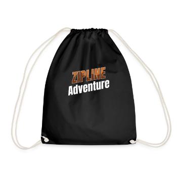 Tyrolienne Aventure Tyrolienne Parapente Tyrolienne - Sac de sport léger - noir - Devant