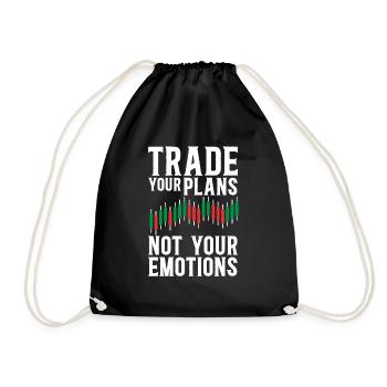 Trading Crypto Stock Market Investor Day Trader - Sac de sport léger - noir - Devant