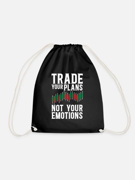 Trading Crypto Stock Market Investor Day Trader - Sac de sport léger - noir