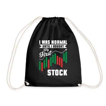 Trading Crypto Stock Market Investor Day Trader - Drawstring Bag - black - Front