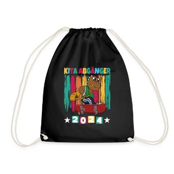 Daycare Leavers 2024 School Enrollment 2024 - Drawstring Bag - black - Front