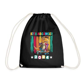 Daycare Leavers 2024 School Enrollment 2024 - Drawstring Bag - black - Front