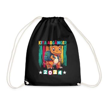 Daycare Leavers 2024 School Enrollment 2024 - Drawstring Bag - black - Front