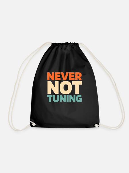 Schrauber Tuning Tuner - Turnbeutel - Schwarz
