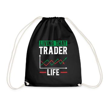 Trading Crypto Stock Market Investor Day Trader - Sac de sport léger - noir - Devant