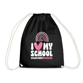 Deputy Principal - Drawstring Bag - black - Front
