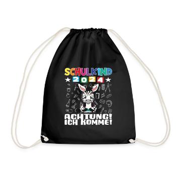 Inscription scolaire 2024 de l’école de la rentrée scolaire - Sac de sport léger - noir - Devant