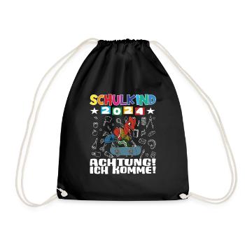 Inscription scolaire 2024 de l’école de la rentrée scolaire - Sac de sport léger - noir - Devant